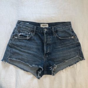 AGOLDE PARKER VINTAGE CUT OFF SHORTS
